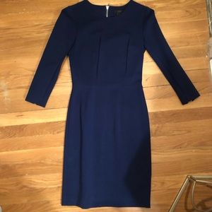 J. Crew Ponte 3/4 sleeve dress